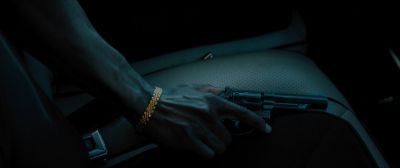 Still from Moonlight (2016) that has been tagged with: gun & insert