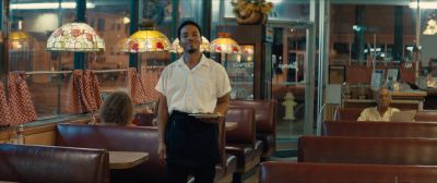 Still from Moonlight (2016) that has been tagged with: diner & server