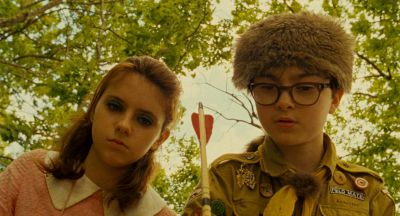 Still from Moonrise Kingdom (2012) that has been tagged with: medium close-up & looking down
