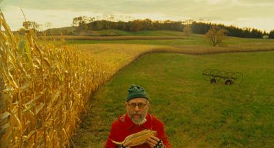 Still from Moonrise Kingdom (2012) that has been tagged with: exterior & cornfield