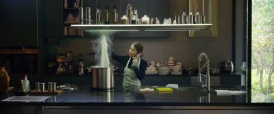 Still from Parasite (2019) that has been tagged with: kitchen & clean single