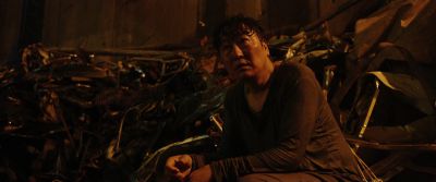 Still from Parasite (2019) that has been tagged with: rain