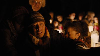 Still from Prisoners (2013) that has been tagged with: crowd & vigil