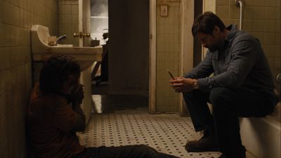 Still from Prisoners (2013) that has been tagged with: bathroom & medium wide