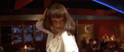 Still from Pulp Fiction (1994) that has been tagged with: restaurant & bar
