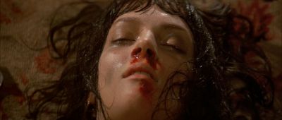 Still from Pulp Fiction (1994) that has been tagged with: gore & laying down