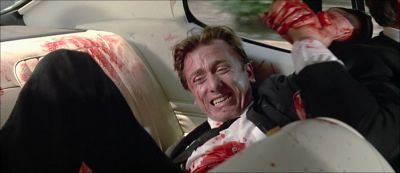 Still from Reservoir Dogs (1992) that has been tagged with: gore & day