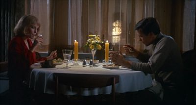 Still from Rosemary's Baby (1968) that has been tagged with: dinner & candles