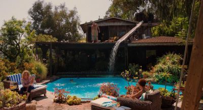 Still from Ruby Sparks (2012) that has been tagged with: swimming pool & backyard