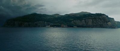 Still from Shutter Island (2010) that has been tagged with: establishing shot & ocean
