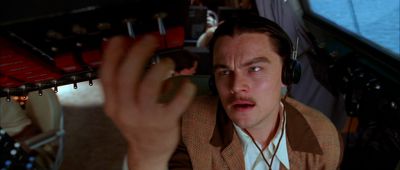 Still from The Aviator (2004) that has been tagged with: medium close-up & cockpit