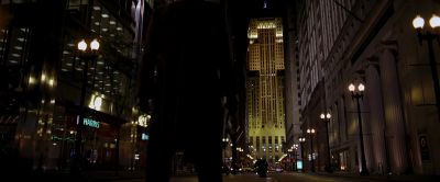 Still from The Dark Knight (2008) that has been tagged with: city & motorcycle