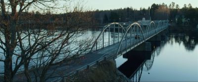 Still from The Girl with the Dragon Tattoo (2011) that has been tagged with: river & extreme wide & establishing shot