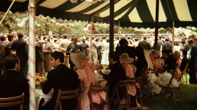Still from The Godfather (1972) that has been tagged with: party & wide shot