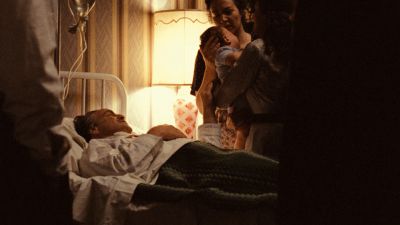 Still from The Godfather (1972) that has been tagged with: three-shot & baby