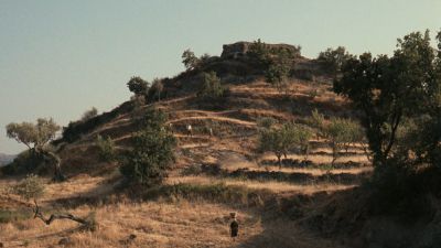 Still from The Godfather (1972) that has been tagged with: establishing shot & countryside