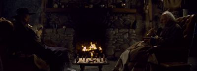 Still from The Hateful Eight (2015) that has been tagged with: fire & fireplace