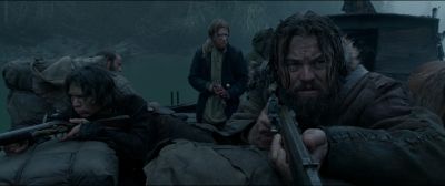 Still from The Revenant (2015) that has been tagged with: medium wide & medium close-up