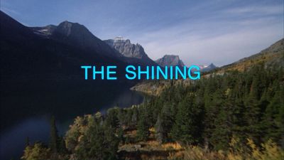 Still from The Shining (1980) that has been tagged with: establishing shot & titles