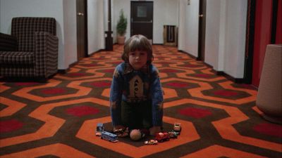 Still from The Shining (1980) that has been tagged with: medium wide & crawling