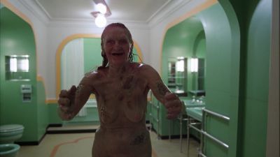 Still from The Shining (1980) that has been tagged with: bathroom & medium wide