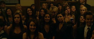 Still from The Social Network (2010) that has been tagged with: group & wide shot