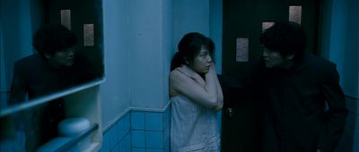 Still from Thirst (2009) that has been tagged with: bathroom & medium wide