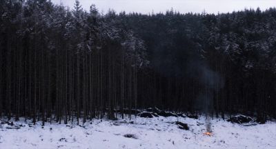 Still from Under The Skin (2013) that has been tagged with: establishing shot & fire
