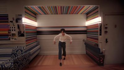 Still from Commercial: Apple - HomePod — "Welcome Home" that has been tagged with: dancing & night