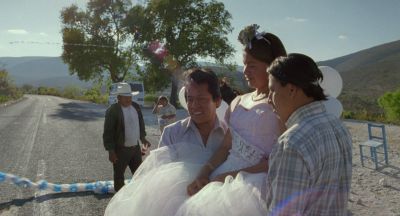 Still from Y Tu Mamá También (2001) that has been tagged with: medium wide & countryside