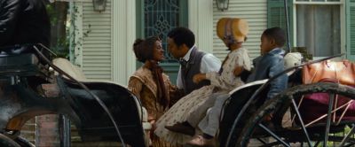 Still from 12 Years a Slave (2013) that has been tagged with: profile shot & exterior & day & group-shot