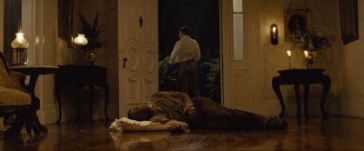 Still from 12 Years a Slave (2013) that has been tagged with: interior & night & two-shot & floor