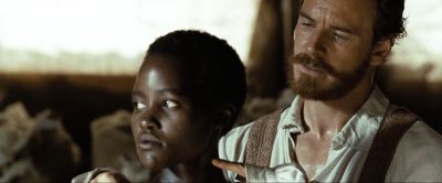 Still from 12 Years a Slave (2013) that has been tagged with: two-shot & interior & medium close-up & day