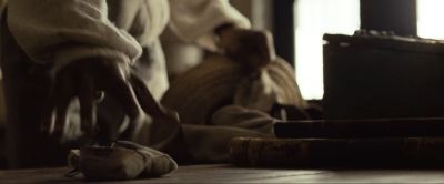 Still from 12 Years a Slave (2013) that has been tagged with: hand & interior & table