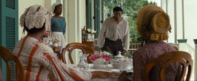 Still from 12 Years a Slave (2013) that has been tagged with: exterior & porch & over-the-shoulder