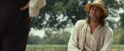 Still from 12 Years a Slave (2013) that has been tagged with: c19b6c & two-shot & exterior & over-the-shoulder