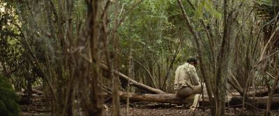 Still from 12 Years a Slave (2013) that has been tagged with: exterior & woods & sitting & day