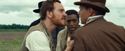 Still from 12 Years a Slave (2013) that has been tagged with: day & fight & profile shot & over-the-shoulder