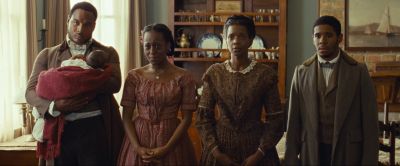 Still from 12 Years a Slave (2013) that has been tagged with: family & day & baby & medium wide