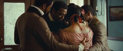 Still from 12 Years a Slave (2013) that has been tagged with: hug & interior & day