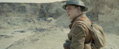 Still from 1917 (2019) that has been tagged with: soldier & war zone & exterior & period & clean single
