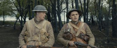 Still from 1917 (2019) that has been tagged with: helmet
