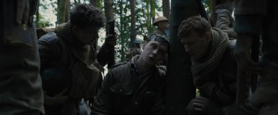 Still from 1917 (2019) that has been tagged with: woods