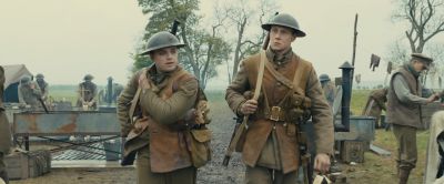Still from 1917 (2019) that has been tagged with: exterior & period & two-shot & gun & historical & army