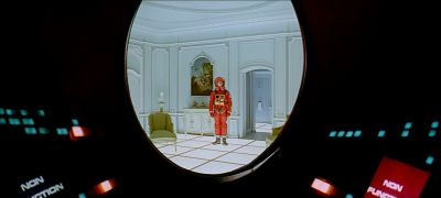 Still from 2001: A Space Odyssey (1968) that has been tagged with: frame in a frame