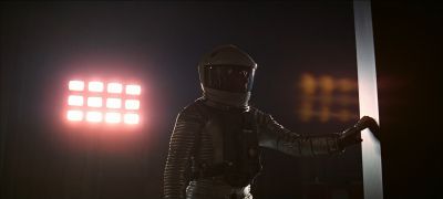 Still from 2001: A Space Odyssey (1968) that has been tagged with: clean single & night & exterior