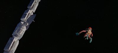Still from 2001: A Space Odyssey (1968) that has been tagged with: astronaut