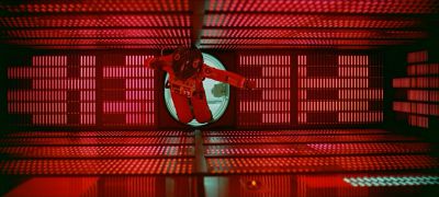 Still from 2001: A Space Odyssey (1968) that has been tagged with: 990000 & wide shot