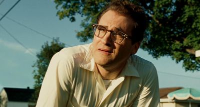 Still from A Serious Man (2009) that has been tagged with: d99059 & low-angle & day & clean single