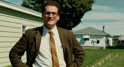 Still from A Serious Man (2009) that has been tagged with: ffc87a & exterior & day & clean single